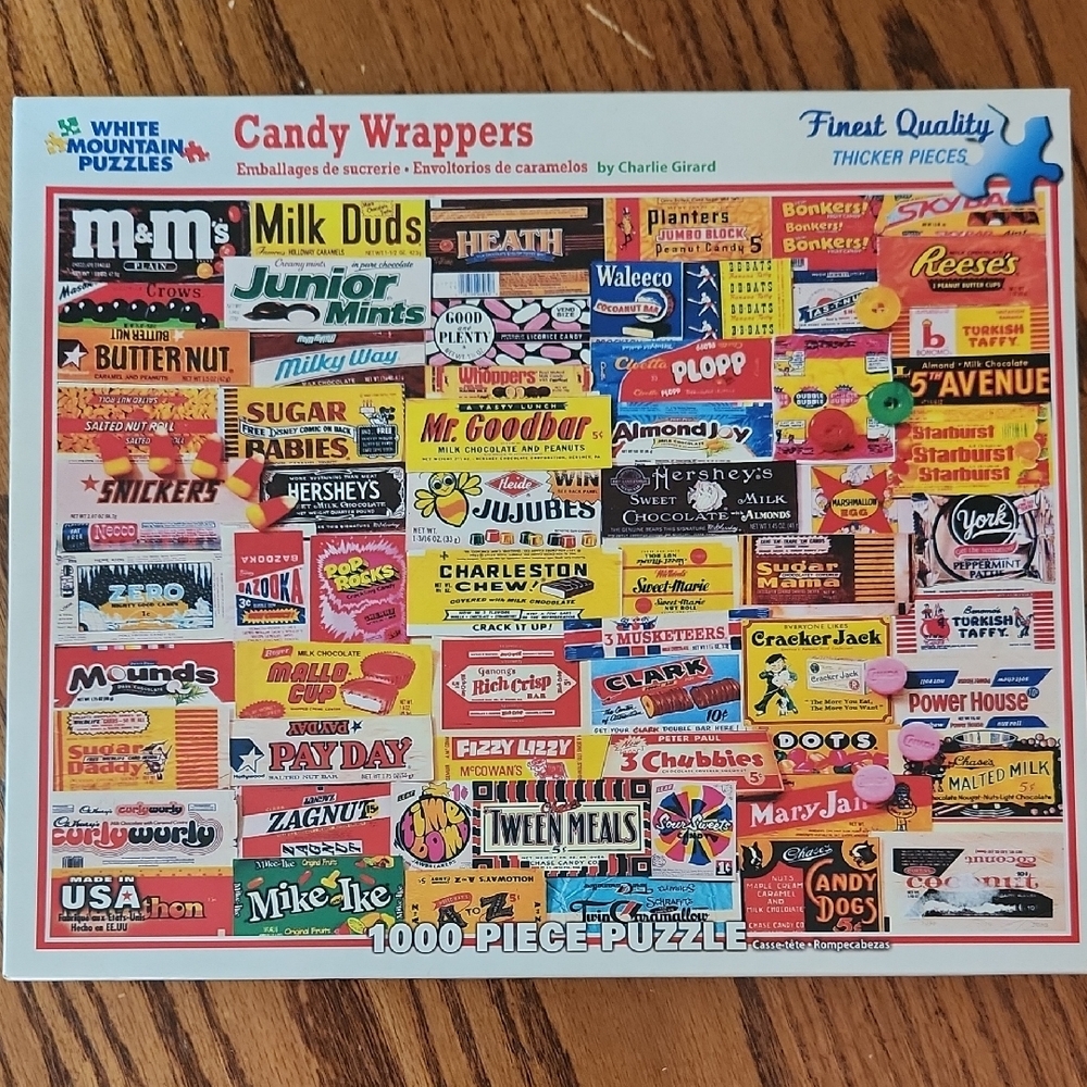 White Mountain Candy Wrappers Puzzle